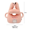 Kanglewu cartoon animal multi-functional throw pillows, car plush toys, custom-made crystal super soft PP cotton Specification image